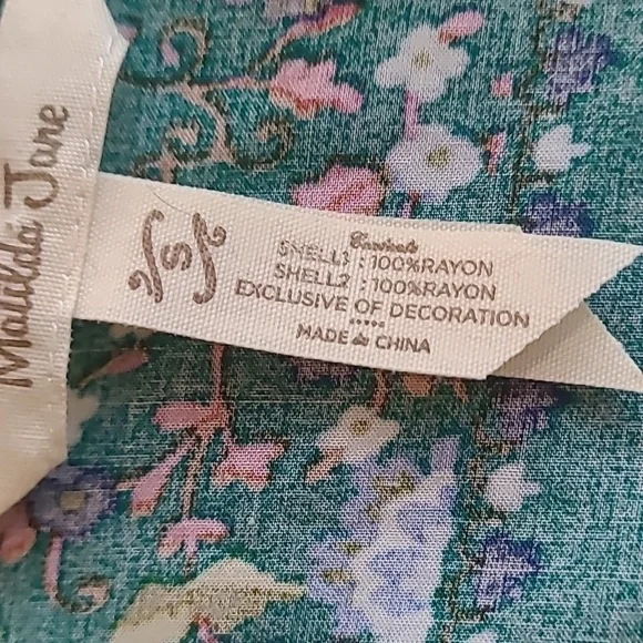 Matilda Jane Evergreen Babydoll Top S - Picture 8 of 8